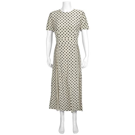 burberry corin silk polka-dot dress|Burberry Corin Silk Polka.